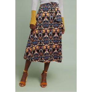 NWT Anthropologie Eva Franco Whimsy Midi Skirt 12
